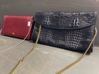 Ladies Shoulder Bag by Coach of New York + Crocodile Leather Shoulder Bag