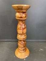 Tall Turned Wooden Column