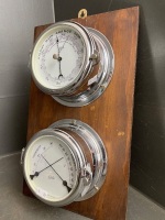 Barometer, Hygrometer, Thermometer set built by Schatz West Germany