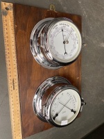 Barometer, Hygrometer, Thermometer set built by Schatz West Germany - 4