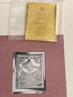 First Stamp Issue 24c Gold Plated on Sterling Silver - Turkey - 3