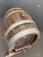 Wooden Wine/Port Barrel Keg - 4