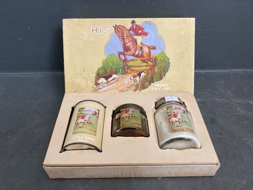 Antique HIS Mens Gift Set - unopened with ingredients