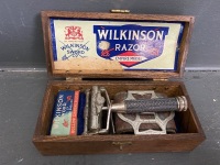 Wilkinson Sword Empire Model Razor Kit in Original Wooden Box - 2