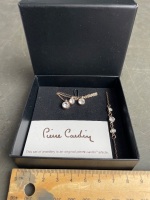 Pierre Cardin Crystal necklace and bracelet in original box - 4