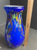 Art glass vase 310mm tall - 4