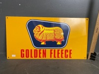 Golden Fleece Stickered Oil Rack Sign