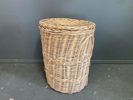 Large Cane Woven Basket