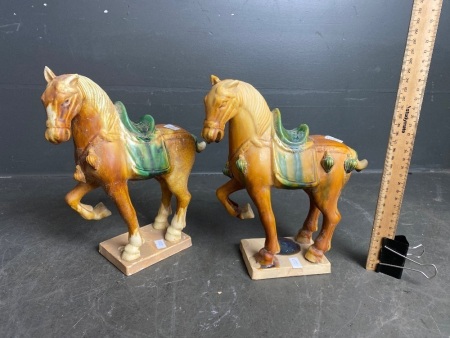 2 Tang Ceramic Horses