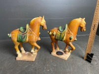 2 Tang Ceramic Horses - 2