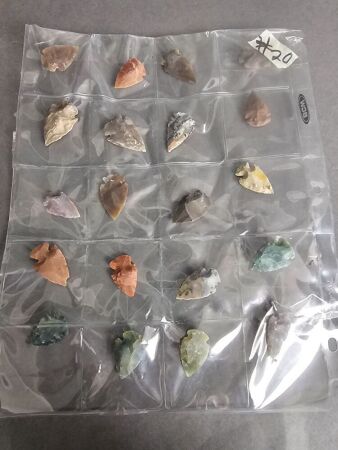 Selection of Flint Stone arrowheads