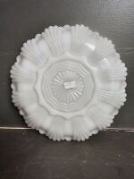 Gilded Milk Glass Serving Platter - 2