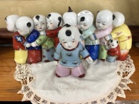 Group of Porcelain Chinese Children