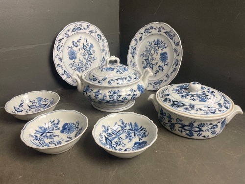 Retro Blue Danube Crockery