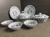 Retro Blue Danube Crockery - 2