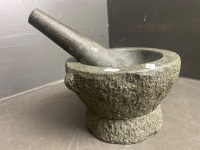 Large Marble Mortar & Pestle - 3