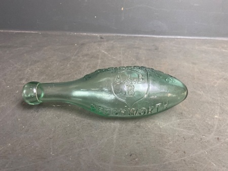 Rare Embossed Torpedo Bottle A A Billson & Co Beachworth C.1880 - 1900