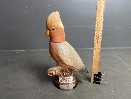 James R Beam Cockatoo Liquor Decanter 1979