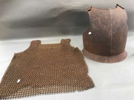 Mock Combat Armour Chainmail & Half Breastplate