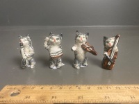 4 Piece Beswick Kitten Band