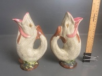 Pair of Shorter and Son(Eng) Gluggle Jugs - 2