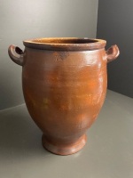 Large Cologne Glazed Earthenware Pot - Marked Near Rim - 4