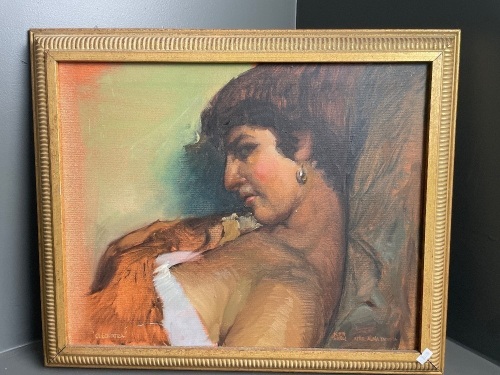 Keith Dewell After Alma Tadema - Cleopatra - Oil on Canvas