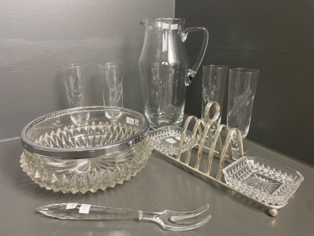 Vintage glass collection 