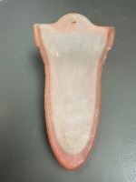 Art Deco Pink Wall Vase - 2