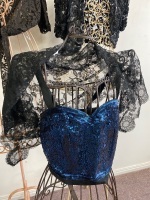 1930's Lace and Sequin Evening Wear - 2