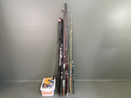 Large Selection of Fishing Rods and Reels