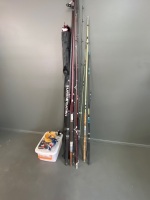 Large Selection of Fishing Rods and Reels - 2