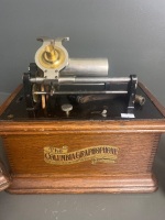 The Columbia Gramophone with 8 Edison Cylinder Records - 2