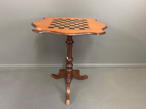 Chess or Checkers Playing Table