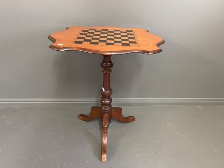 Chess or Checkers Playing Table