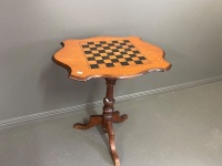 Chess or Checkers Playing Table - 2