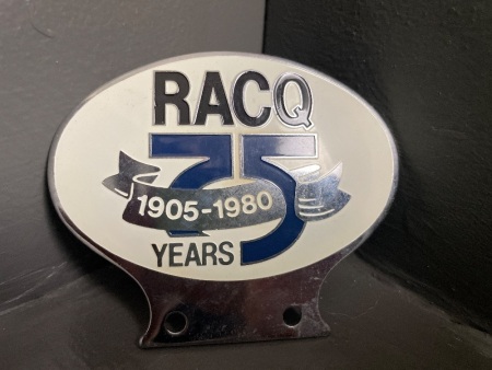 RACQ 75yr Commemorative Badge