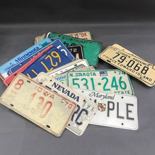 Collection of USA Rego Plates