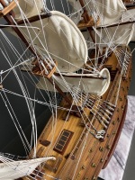 Sanfelipe 1690 large teak model ship - 7