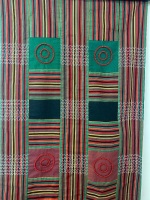 Embroided Timorese Fabric Panel on Hanger - 2