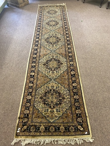 Hand Knotted Persian Style Hall Runner