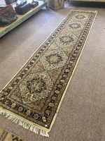 Hand Knotted Persian Style Hall Runner - 3