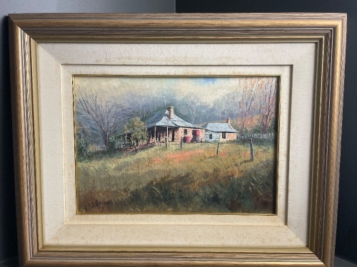 Laguna House John Vander oil on board