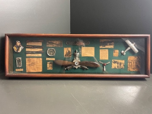 History of aviation boxed display large 