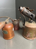 Rega sprayer, brass blow torch and oil can - 3