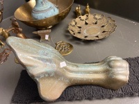 Qty brass ware - 3