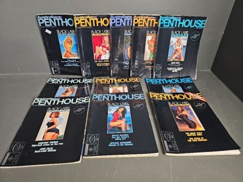 1999 Series Penthouse Black Label Magazines - missing October