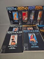 1999 Series Penthouse Black Label Magazines - missing October - 2