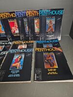 1999 Series Penthouse Black Label Magazines - missing October - 3