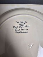 The Biarritz Serving Platter,  Rare Shelly Winter Cherry Serving Plate, 2 x Clarice Cliff Serving Plates & 2 x Plate Glass Serrated Edge & Embossed Plates - 3